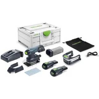 Festool rystepudser Rtsc4003,0i-plus m/batterier, lader og systaine
