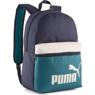 PUMA Phase Colour-block Backpack, Accessories, Navy/Emerald Ice, OSFA