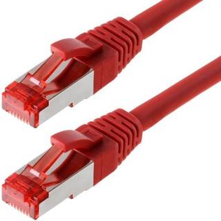 helos patchkabel Cat 6 S/FTP RJ45 rød 30m AWG27/7 LSZH GHMT.