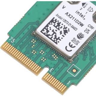 WiFi-modul 6E Intel AX211D2W M.2 Dual Band WiFi Bluetooth