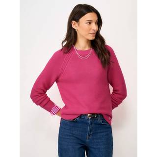 Crew Clothing Crew Clothing Pink Cotton Stitch Jumper