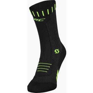 Scott RC RUNNING CREW SOCK - Black - Safety Yellow / EU 36-38