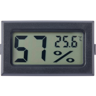 Rectangular Embedded Electronic Digital Thermometer Hygrometer