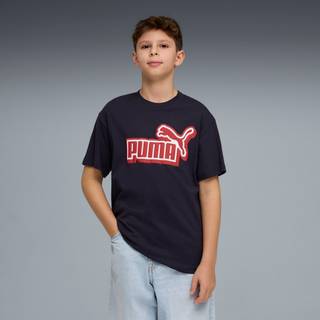 PUMA Essentials Logo Lab Relaxed Graphic Tee Youth, Clothing, New Navy, 9-10Y