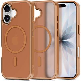 Tech-Protect iPhone 17 BasicMag Hybrid Bagside Cover - MagSafe Kompatibel - Mat Brun