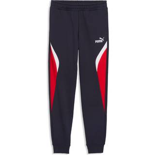 PUMA Essentials Block Sweatpants Youth, Shop, Navy/Red, 9-10Y