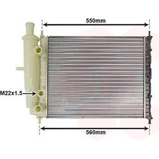 VAN WEZEL 17002160 Radiator Aluminium