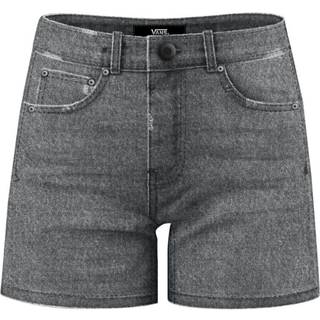 Vans - Check-5 Mid Rise Shorts, Woman, Black, Size: 26 - Black - 26