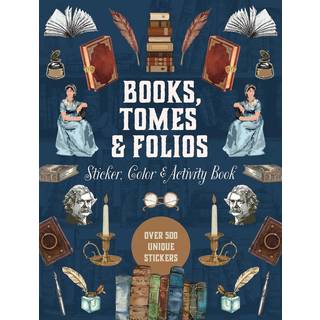 Books, Tomes & Folios Sticker, Color & Activity Book (3, 2026) | Editors of Chartwell Books
