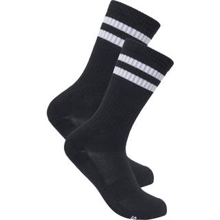 ONLY & SONS 2-PAK tennis strømper i sort til herre