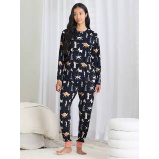 Chelsea Peers Chelsea Peers Cockapoo Snooze Tryk Lang Pyjamas Sæt