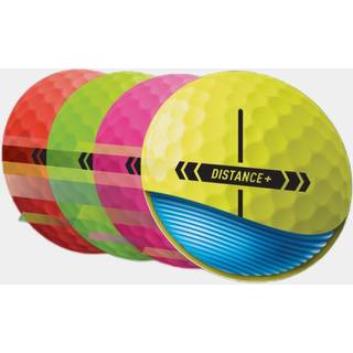 TaylorMade Distance Plus golfbolde - pakke med 12 stk., flerfarvet