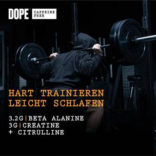 Dope Pre-Workout Koffeinfri, 30 portioner - Blue Raspberry