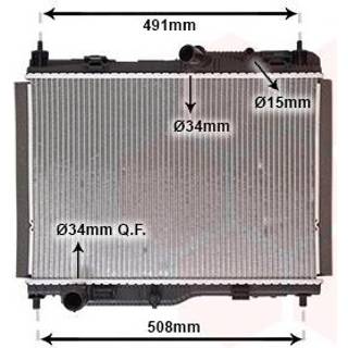 VAN WEZEL 18012723 Radiator