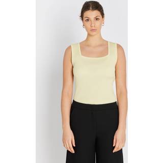 RDFNoa reverse strik top - Soft yellow - S