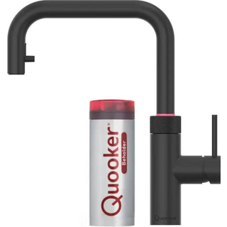 Quooker Flex Square køkkenarmatur, udtrækstud, sort