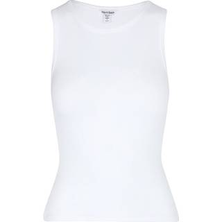 Core Rib Tank Top - White / M