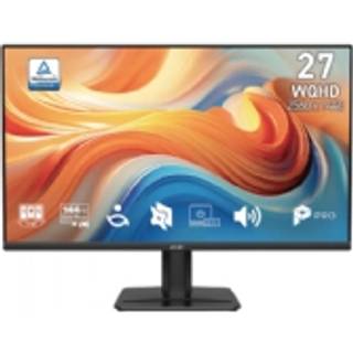 MSI Pro MP275Q E14 computerskærm 68,6 cm (27") 2560 x 1440 pixel Wide Quad HD LED Sort