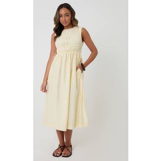 Threadbare Threadbare Ruched Midi-kjole med snørelukning - EU 44 (UK 16)