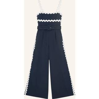 Reiss Reiss Dash Ric-Rac Trim Brede bukseben Buksedragt