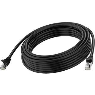 Vision CAT 6a Afskærmet parsnoet (STP) 3m Netværkskabel Sort --> På fjernlager, levevering hos dig 10-07-2026