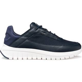 GEOX Herre flextride r træningssko - Marine/Off White