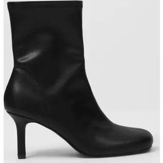 Nelly - Sort - Rounded Sock Boot