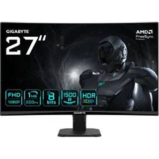 GigaByte GS27FCA 27" FHD Curved Gaming Monitor 2xHDMI/DP.