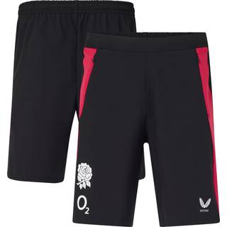 England Rugby Performance Longline Short - Black