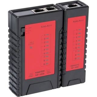 Velleman Netværkskabeltester til RJ45- og RJ11-kabler