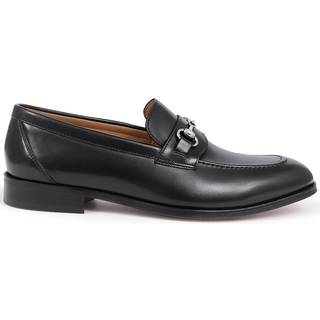 Jones Bootmaker Jones Bootmaker Black Reece Leather Loafers - EU 43 (UK 9)