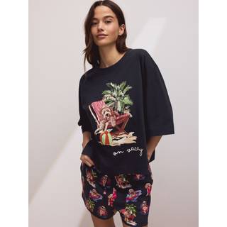 Next Navy Charlie the Cockapoo Short Pyjamas Set