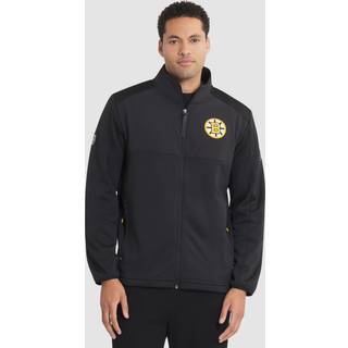 Boston Bruins Authentic Pro Rink Poly Fleece Full Zip Jacket - Mens