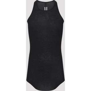 Rick Owens Top Basic de jersey acanalado de algodón - negro - EU 50