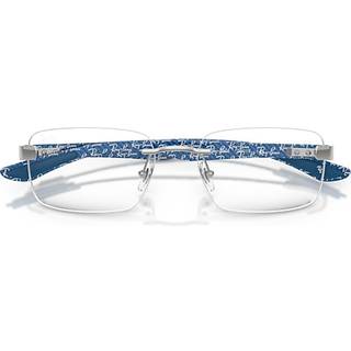 Ray - Ban Unisex Ray - Ban RX8423 2501 Optiske stel Metal Sølv Transparent Firkantet Normal