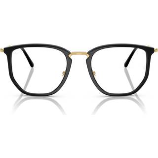 Ray - Ban Unisex Ray - Ban RX4451V 2000 Optiske stel Nylon Sort Transparent Geometrisk Normal
