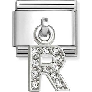 Nomination Silver CZ Dangle R Charm