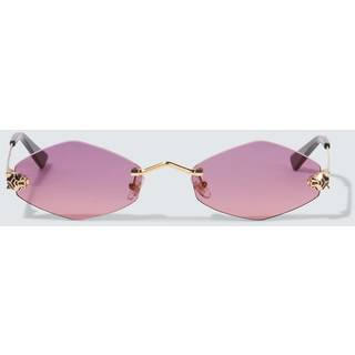 Cartier Eyewear Collection Gafas de sol hexagonales - dorado - Talla Única