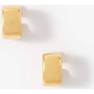 Mint Velvet Mint Velvet Gold Tone Mini Rounded Square Hoop Earrings