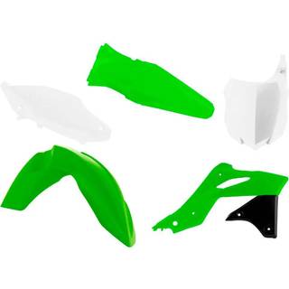 Racetech Plastic Kit OEM Color (2016) Grøn/hvid Kawasaki KX250F R-KITKXF-OEM-596
