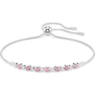 Matrix Armband, Rundschliff, Rosa, Rhodiniert