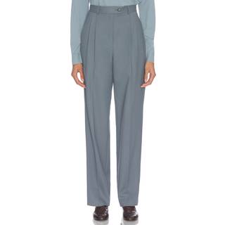 The Row Pantalones anchos Ragnar de lana virgen - azul - XL+