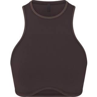 SKIMS Racer Front Bra | Deep Neutral | 3XL | NikeSKIMS Ribbed Seamless