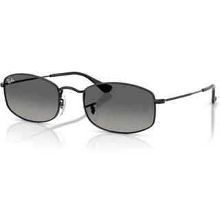 Ray - Ban Unisex Ray - Ban RB3832 002/71 Solbriller Metal Sort Grå Geometrisk Normal Skygge