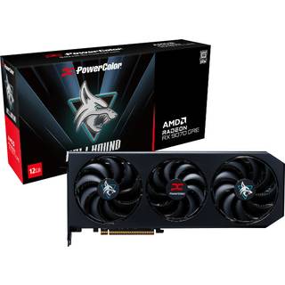 PowerColor Radeon RX 9070 GRE Hellhound - 12GB GDDR6 RAM - Grafikkort