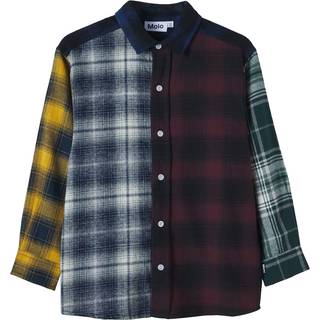 Molo Camisa Remon de algodón a cuadros - multicolor - Y 11/12