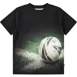 Molo Camiseta Riley de jersey de algodón estampada - negro - Y 15