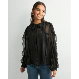 Only - Sort - Onltaryn Ls Romantic Ruffle Blouse