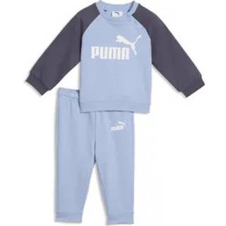PUMA Minicats Essentials Raglan Crew Set Toddler, Clothing, Chambray Blue, 4-6M