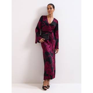 Phase Eight Women's Rhea Printed Satin Maxi Dress